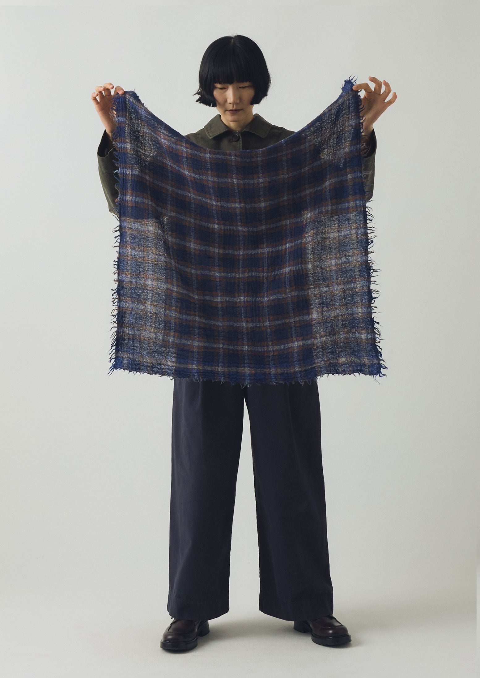 Boiled Wool Scarf, Spice