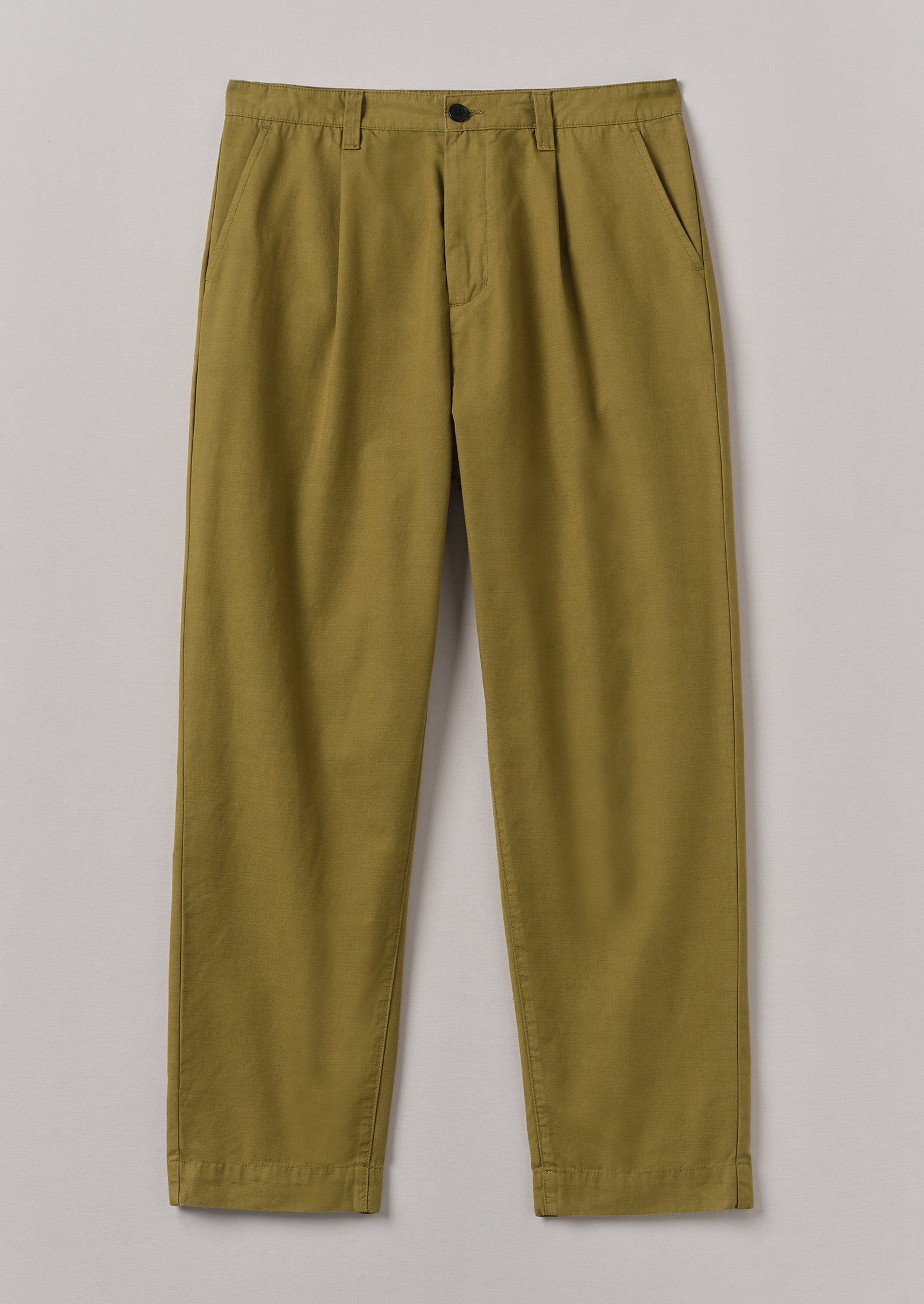 Olive Otto Jeans Pant Price Otto Cotton Pleat Trousers Warm Olive