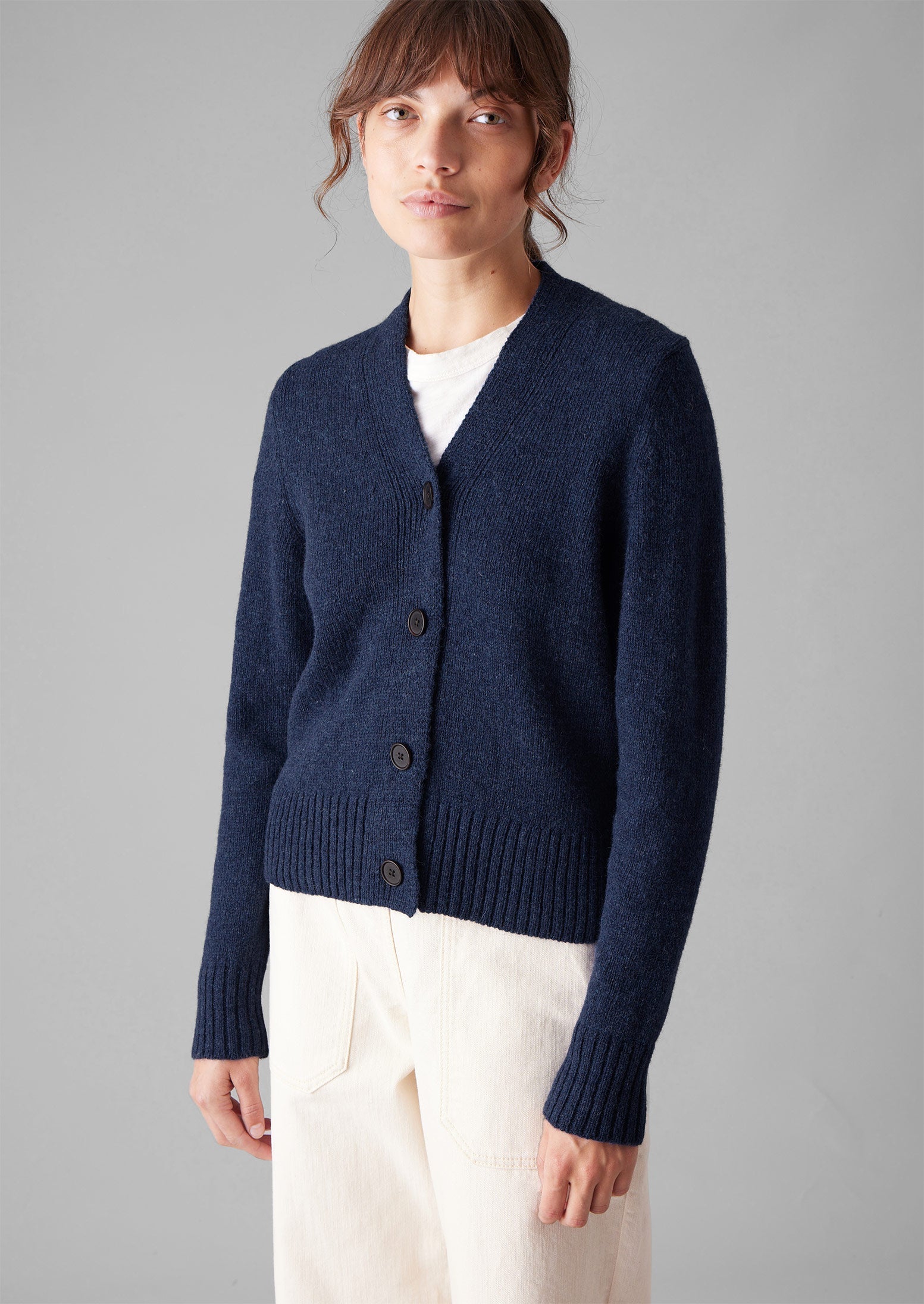 トップス Havehad Fine Wool BaseballCardigan (Navy Fine Wool Baseball Cardigan (Olive) : 해브해드 Havehad