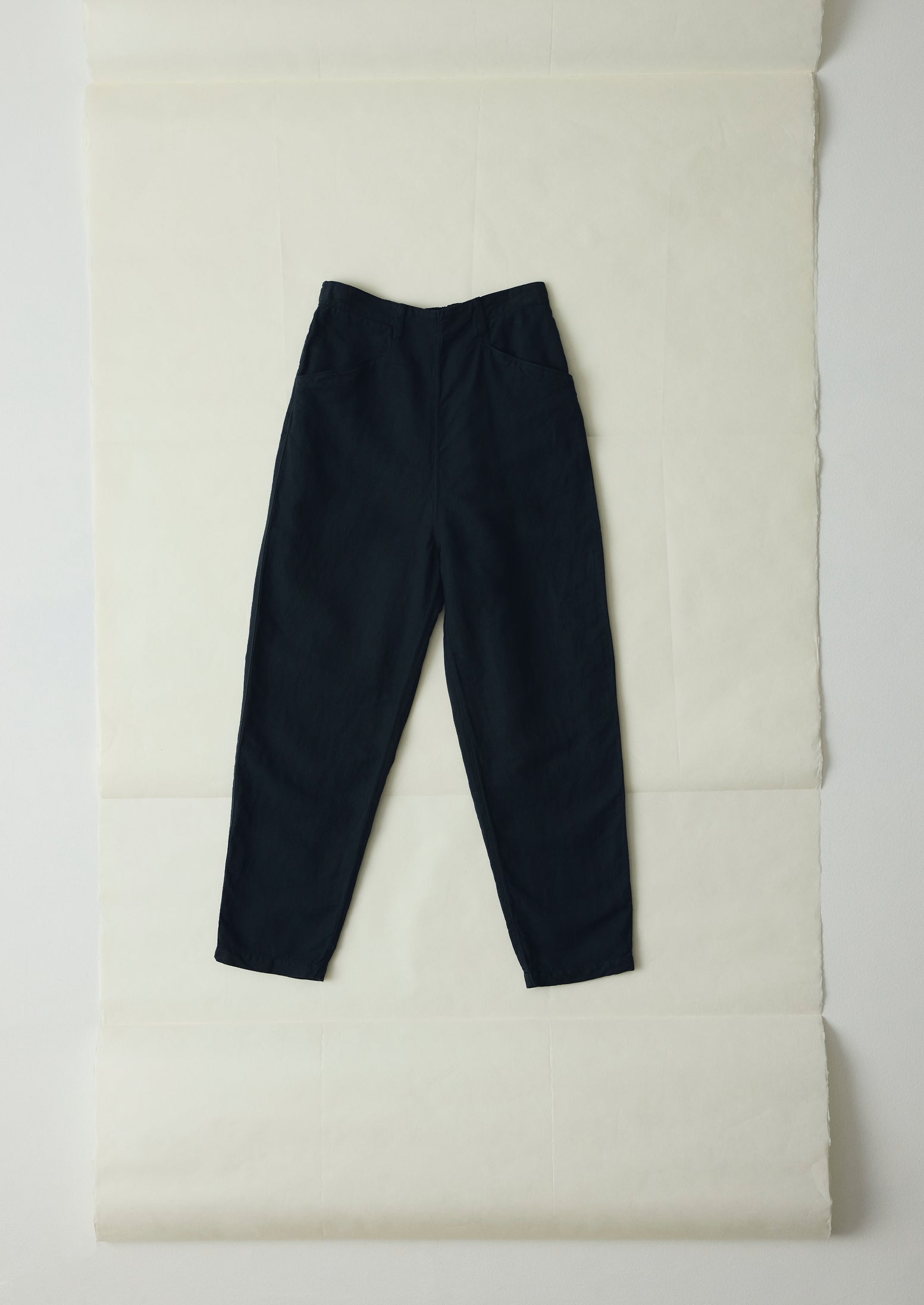Alix Cotton Linen Trousers | Slate Navy | TOAST
