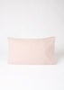 Organic Cotton Ticking Stripe Housewife Pillowcase | Ecru/Rose