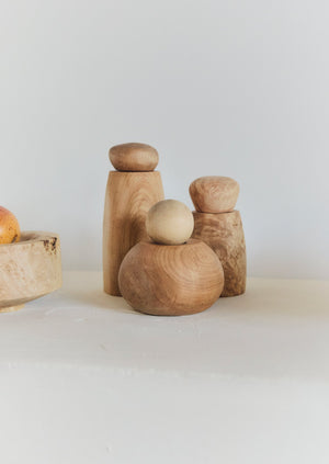 Elise McLauchlan Maple Burl Pepper Mill | Natural