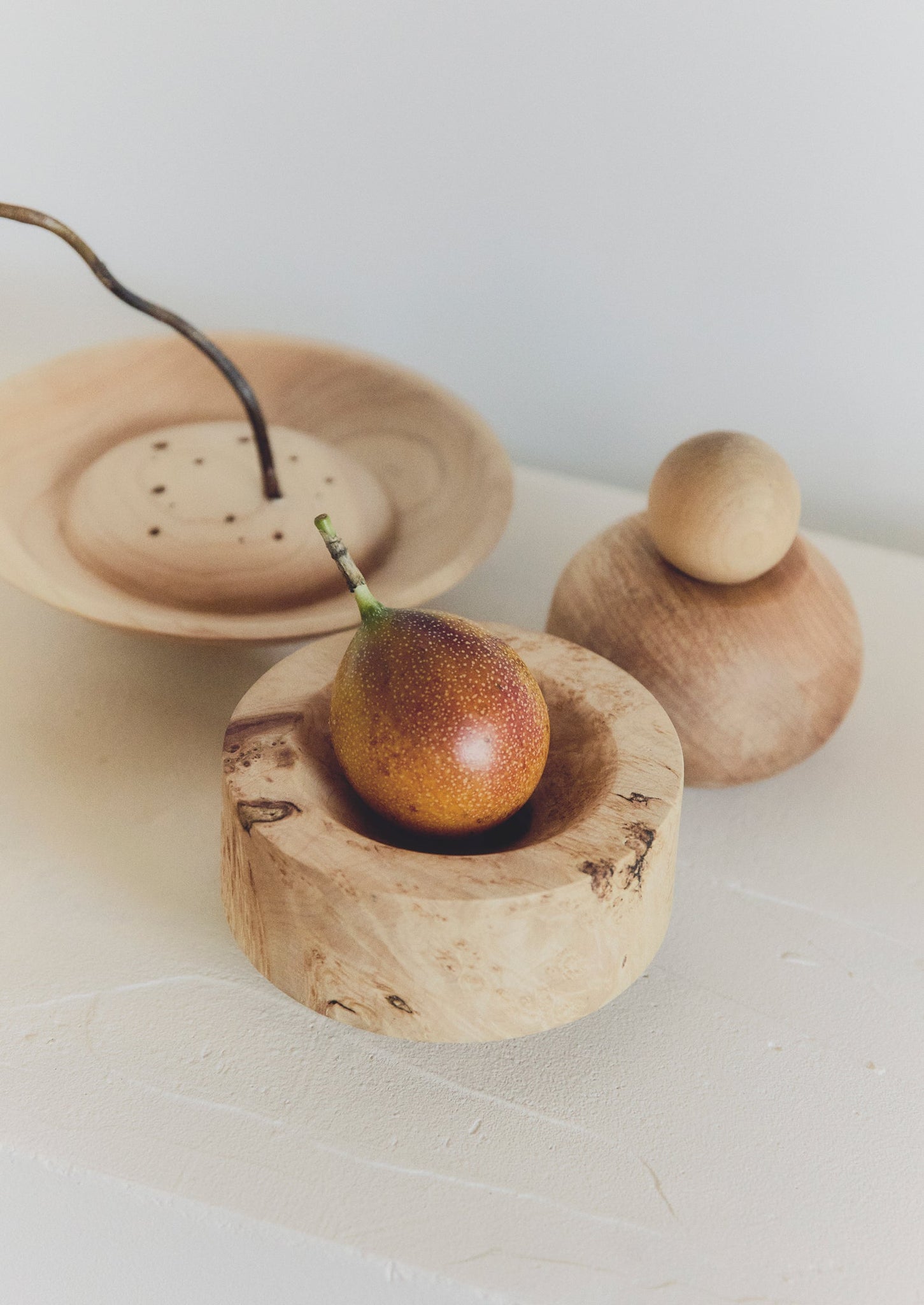 Elise McLauchlan Maple Burl Bowl | Natural