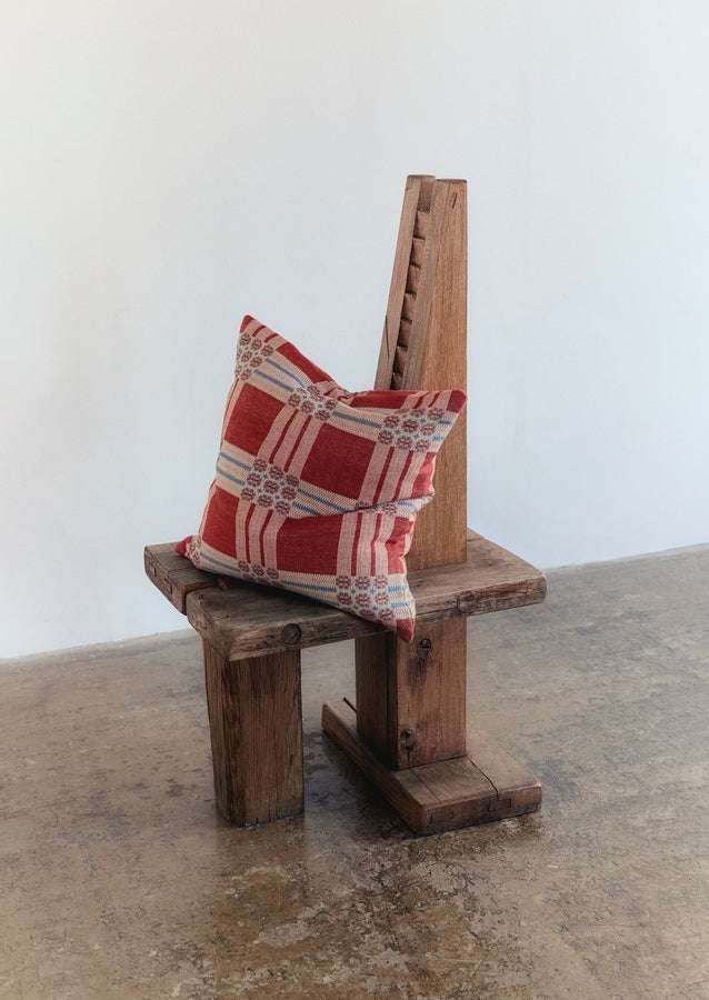 Sabine Van der Sande Hand Woven Cushion Cover | Red