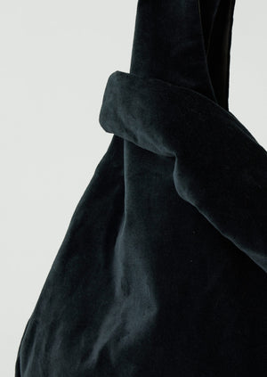 Cotton Velvet Knot Bag | Oil