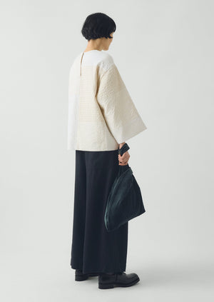 Cotton Velvet Knot Bag | Oil