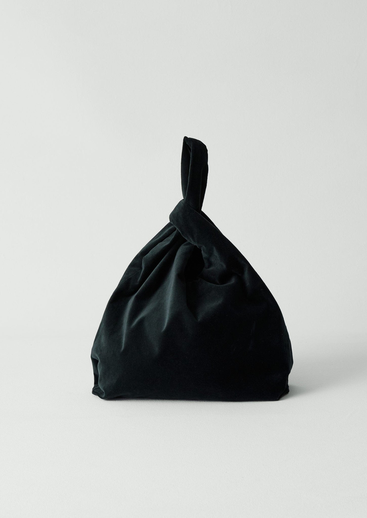 Cotton Velvet Knot Bag | Oil