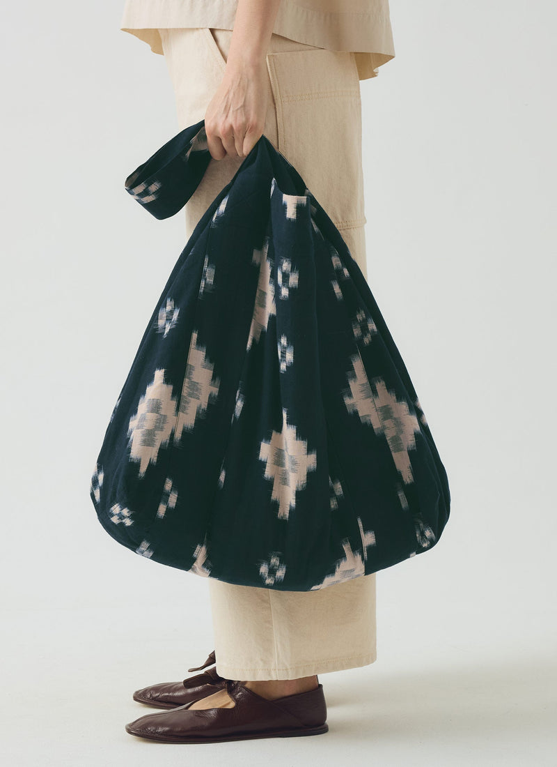 Fugue Ikat Bag | Midnight/Sand
