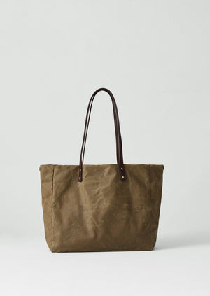 Kate Sheridan Waxed Cotton Tote | Sand
