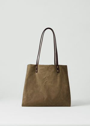 Kate Sheridan Waxed Cotton Tote | Sand
