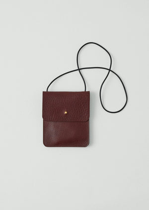 Kate Sheridan Leather Erin Pouch | Chestnut