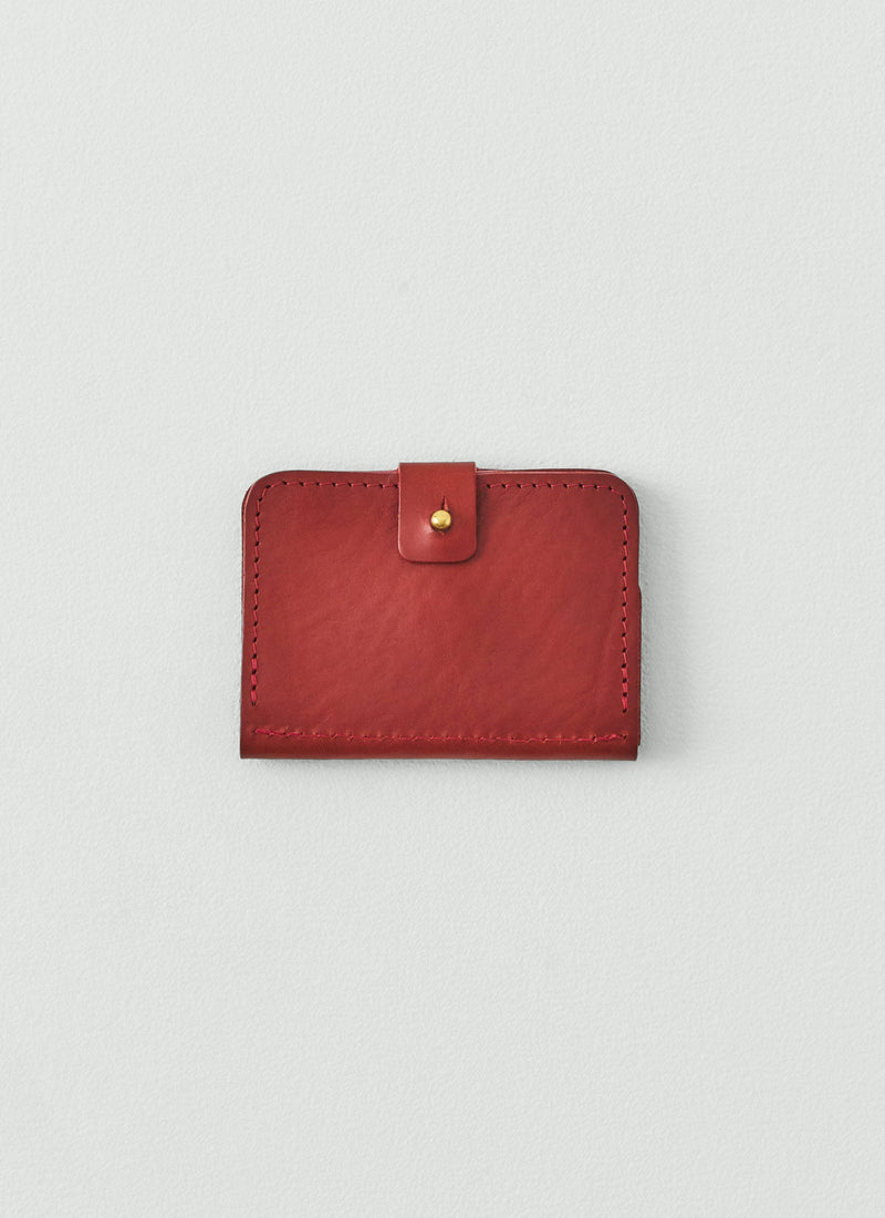 Kate Sheridan Leather Folding Wallet | Redcurrant