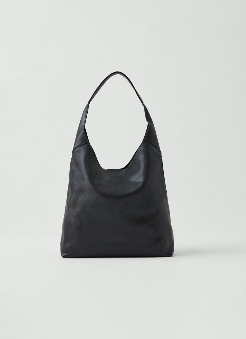 Il Bisonte Leather Shoulder Bag | Black