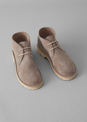 Fracap Suede Desert Boots | Sand