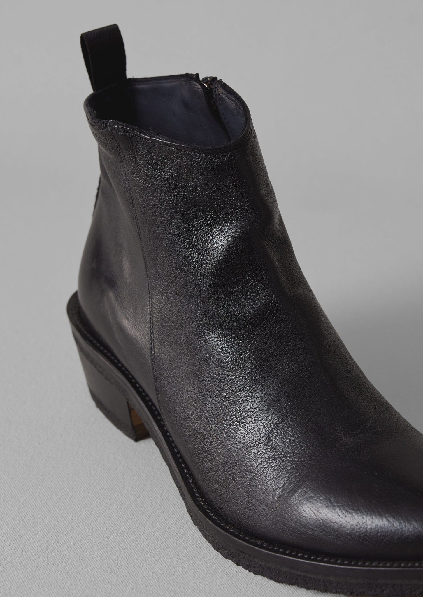 Sturlini Leather Ankle Boots | Black