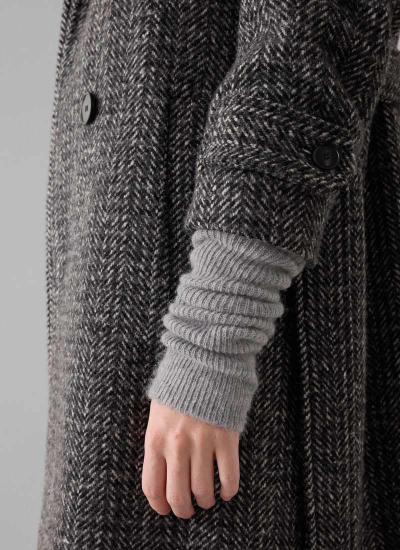 Nishiguchi Kutsushita Alpaca Arm Warmers | Light Grey