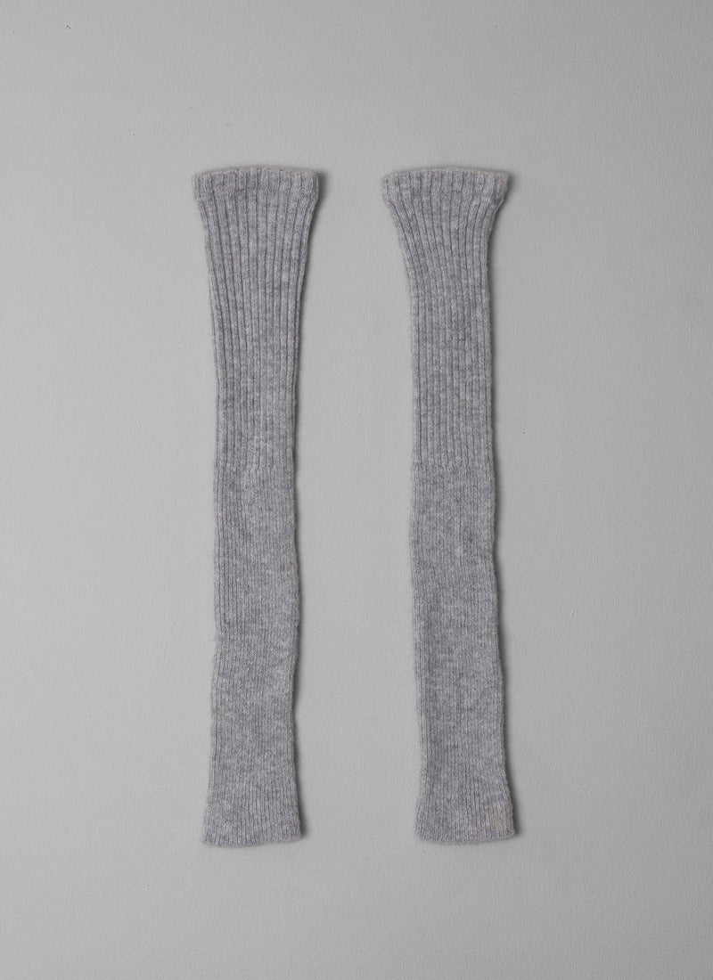 Nishiguchi Kutsushita Alpaca Arm Warmers | Light Grey