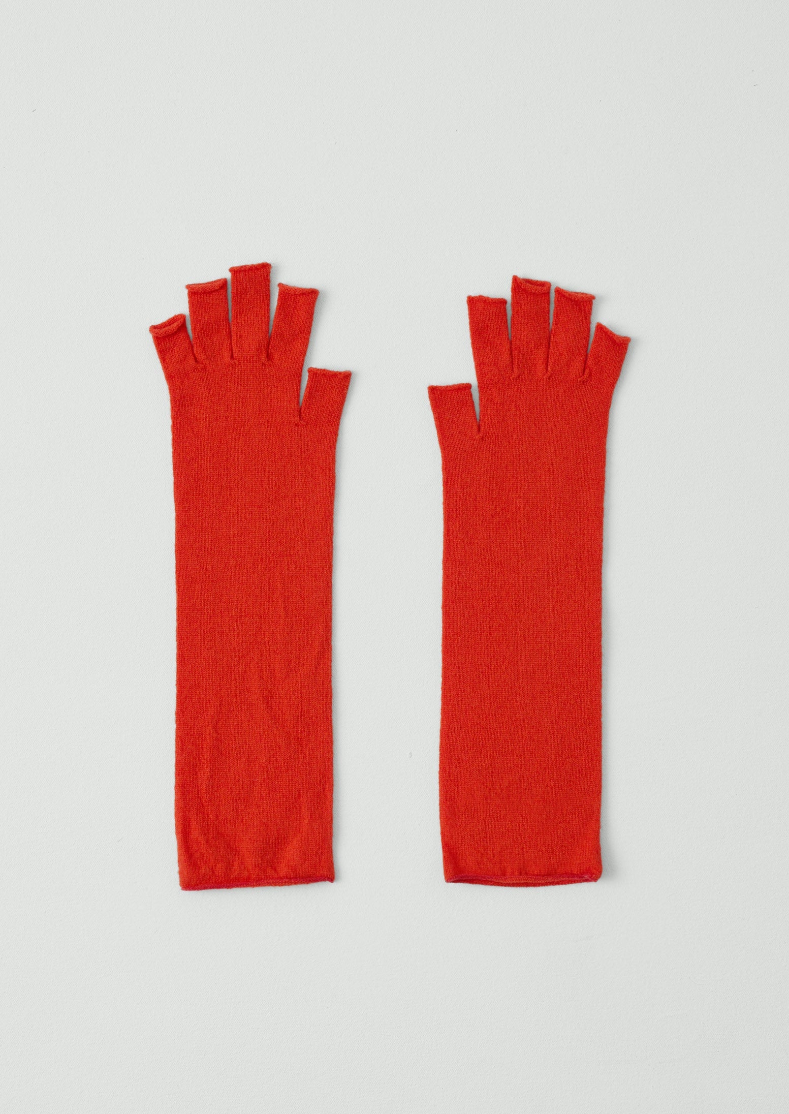 Nishiguchi Kutsushita Merino Tipless Gloves | Bright Red