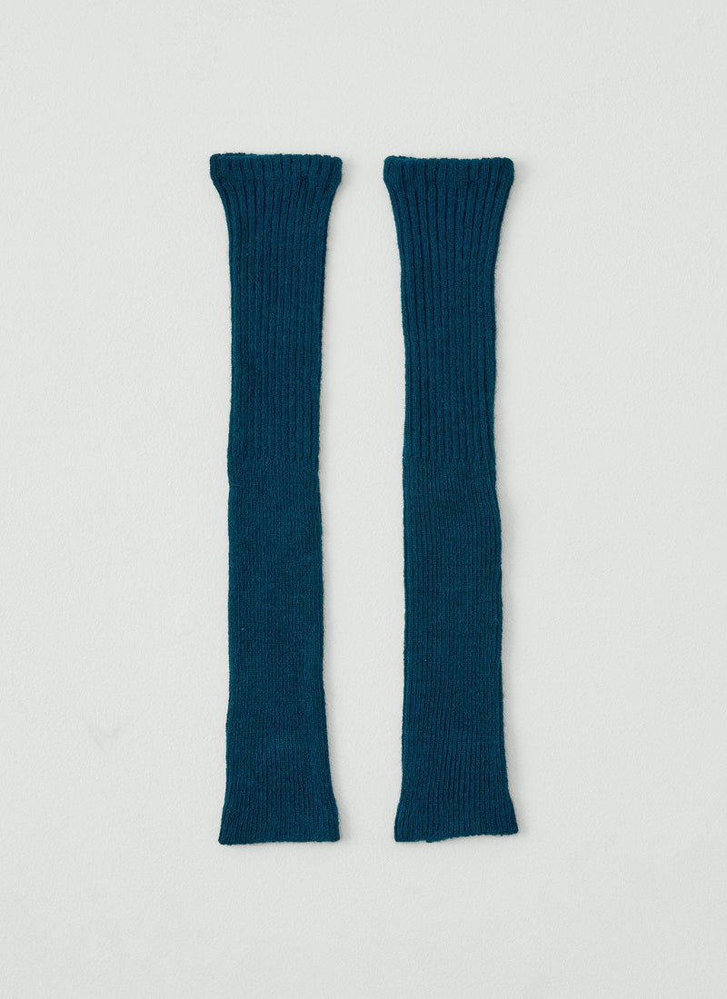 Nishiguchi Kutsushita Alpaca Arm Warmers | Teal