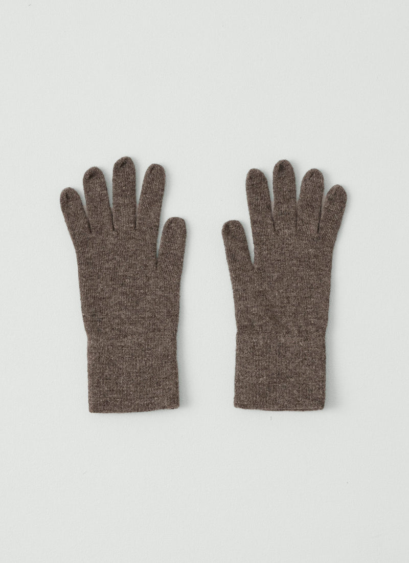 Nishiguchi Kutsushita Merino Wool Gloves | Mocha Brown