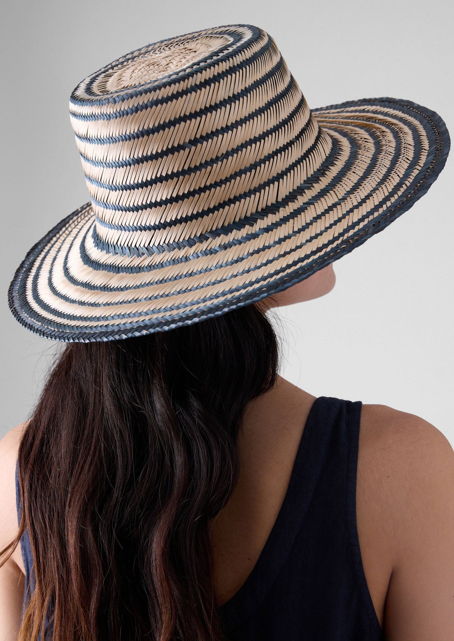 Guanabana Straw Hat | Black/Natural