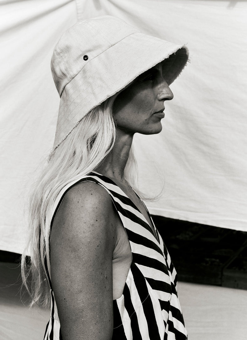 Beton Cire Cotton Hemp Hat | Ecru