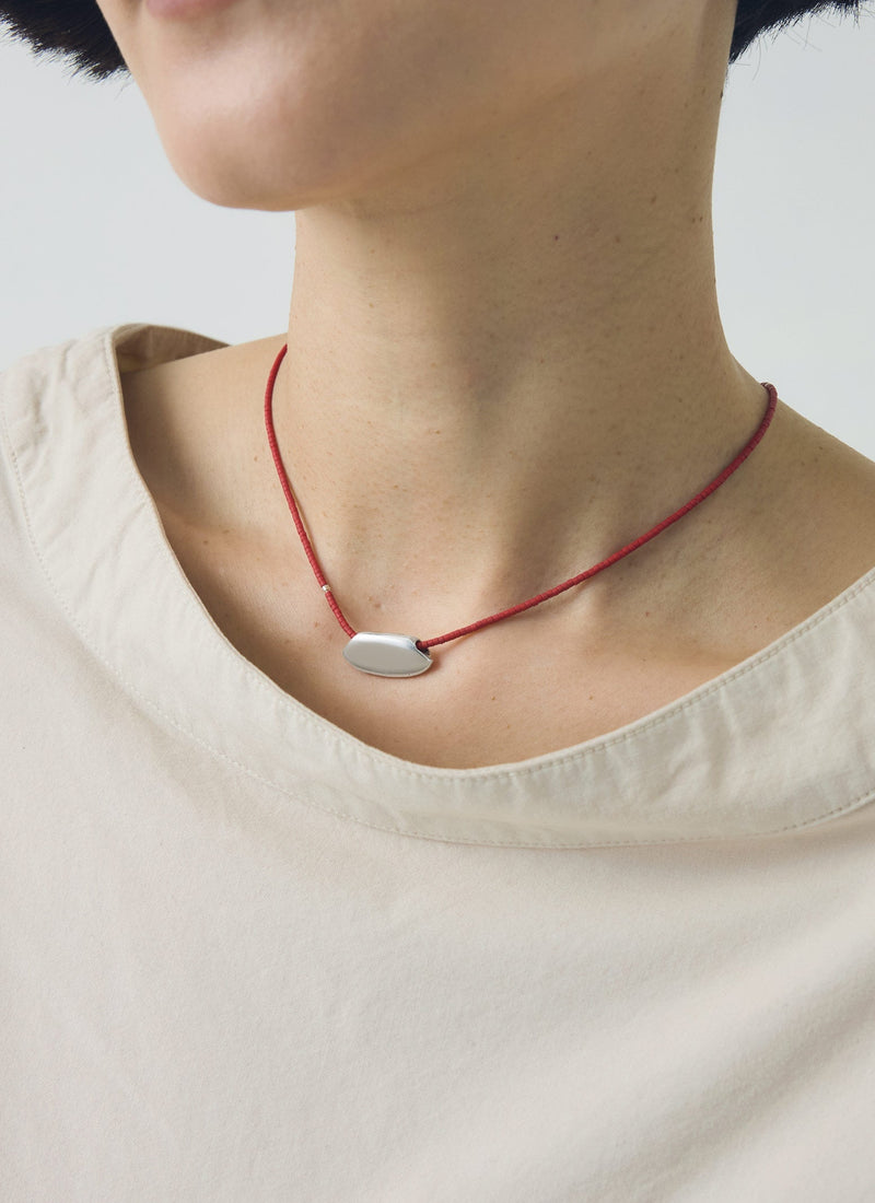 Helena Rohner Miyuki Oval Necklace | Tomato