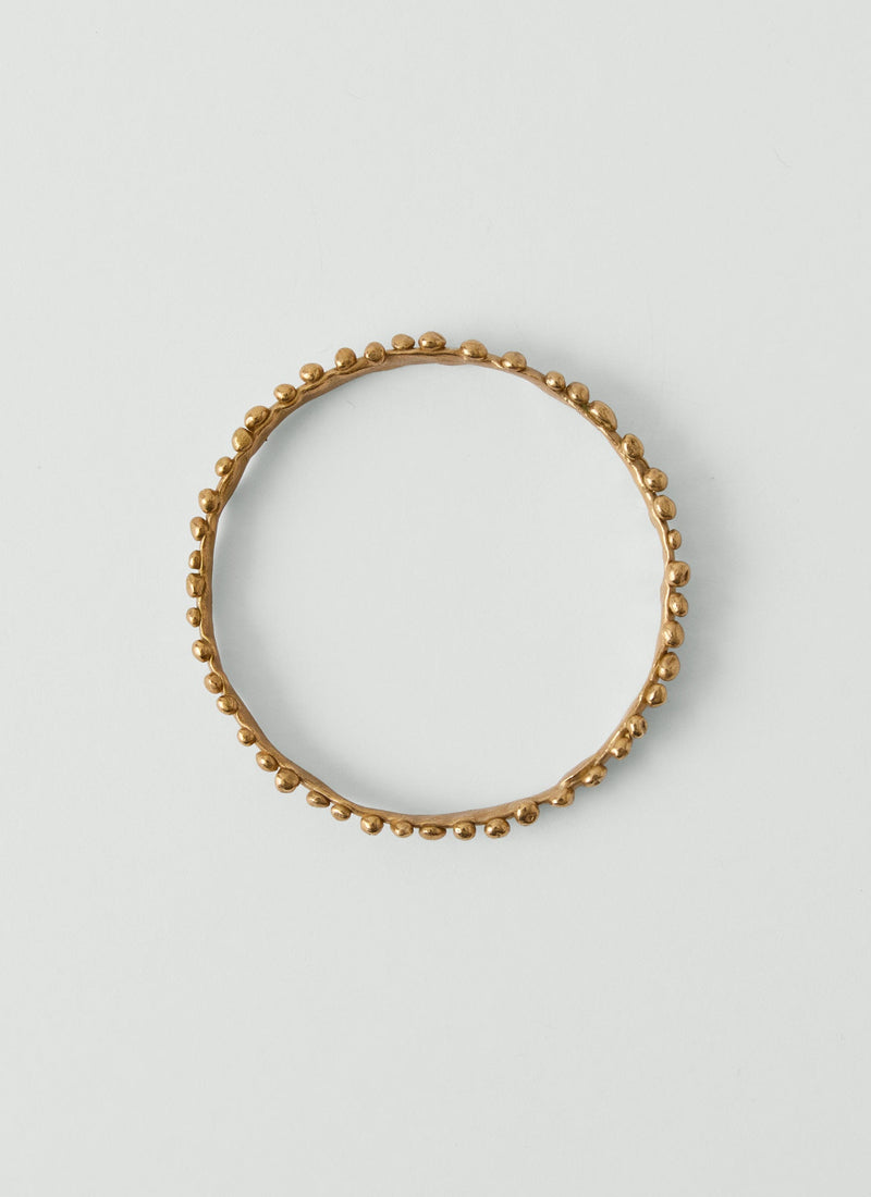 Alba Bronze Crown Bangle | Bronze
