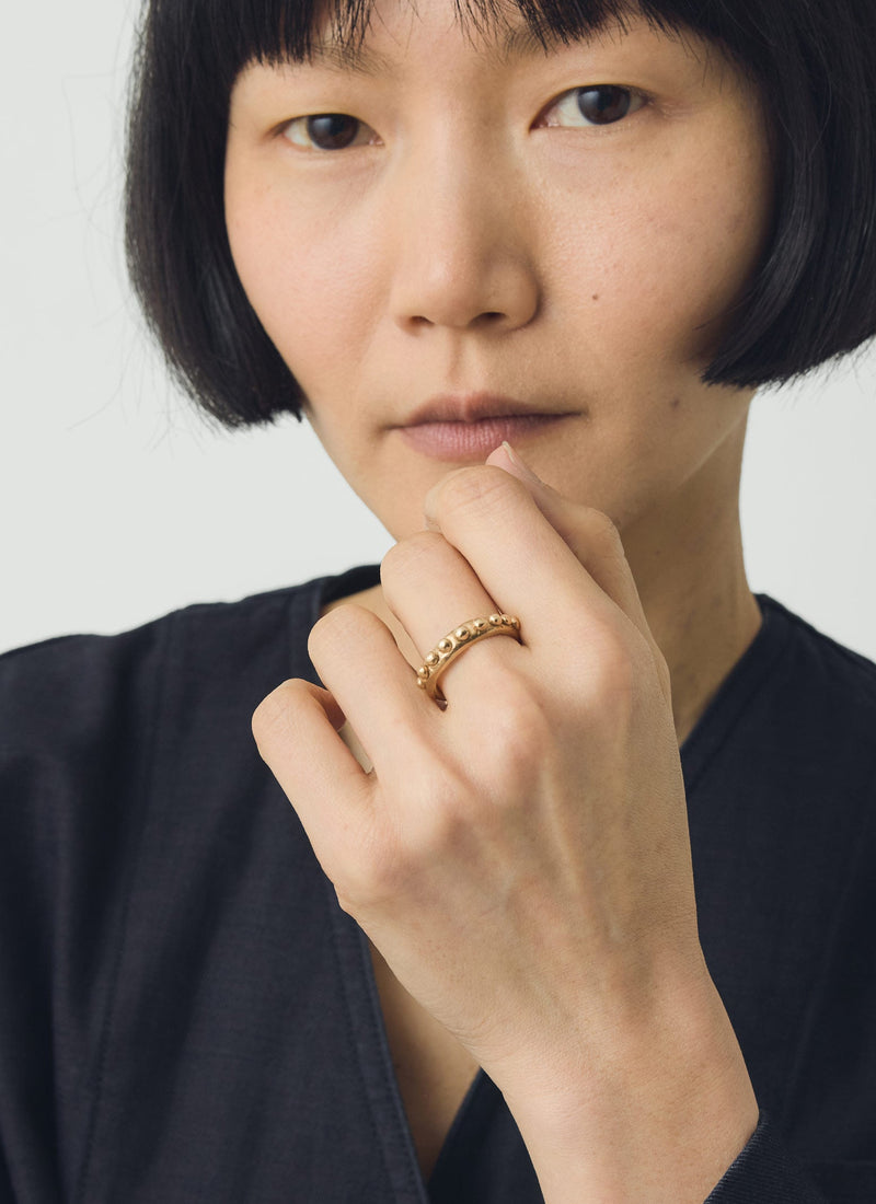 Alba Bronze Crown Ring | Bronze