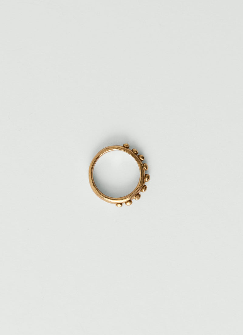 Alba Bronze Crown Ring | Bronze