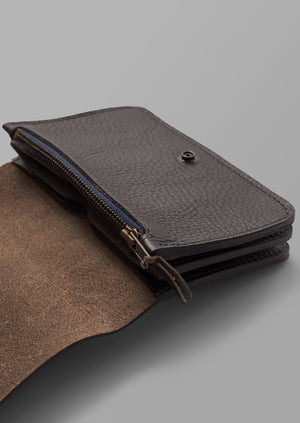 Bleu De Chauffe Leather Wallet | Marron Brown