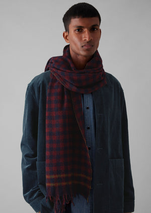 Moismont Wool Scarf | Navy Blue