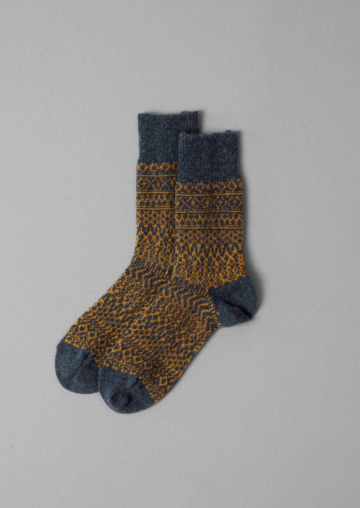 Nishiguchi Kutsushita Wool Socks | Navy