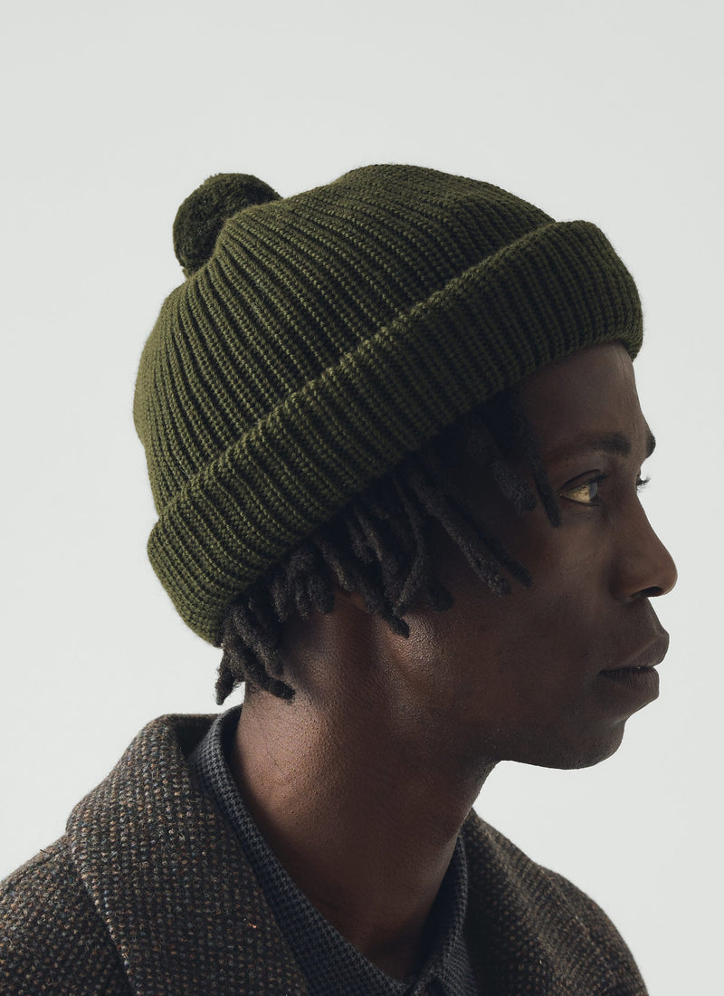 Heimat Expedition Bobble Hat | Olive