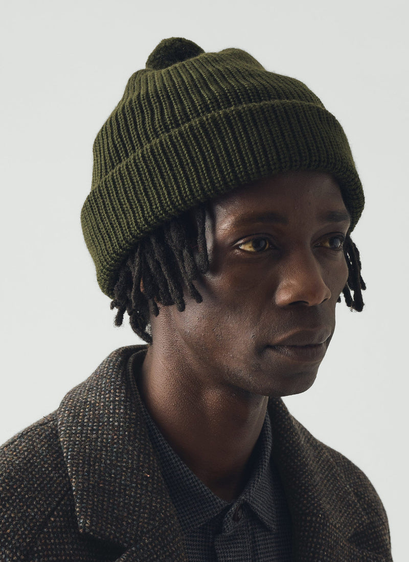 Heimat Expedition Bobble Hat | Olive