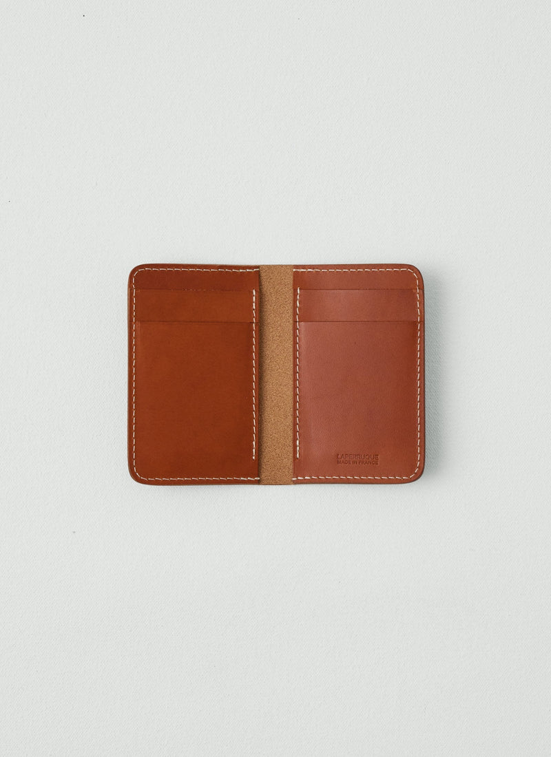 Laperruque Leather Folding Cardholder | Whiskey
