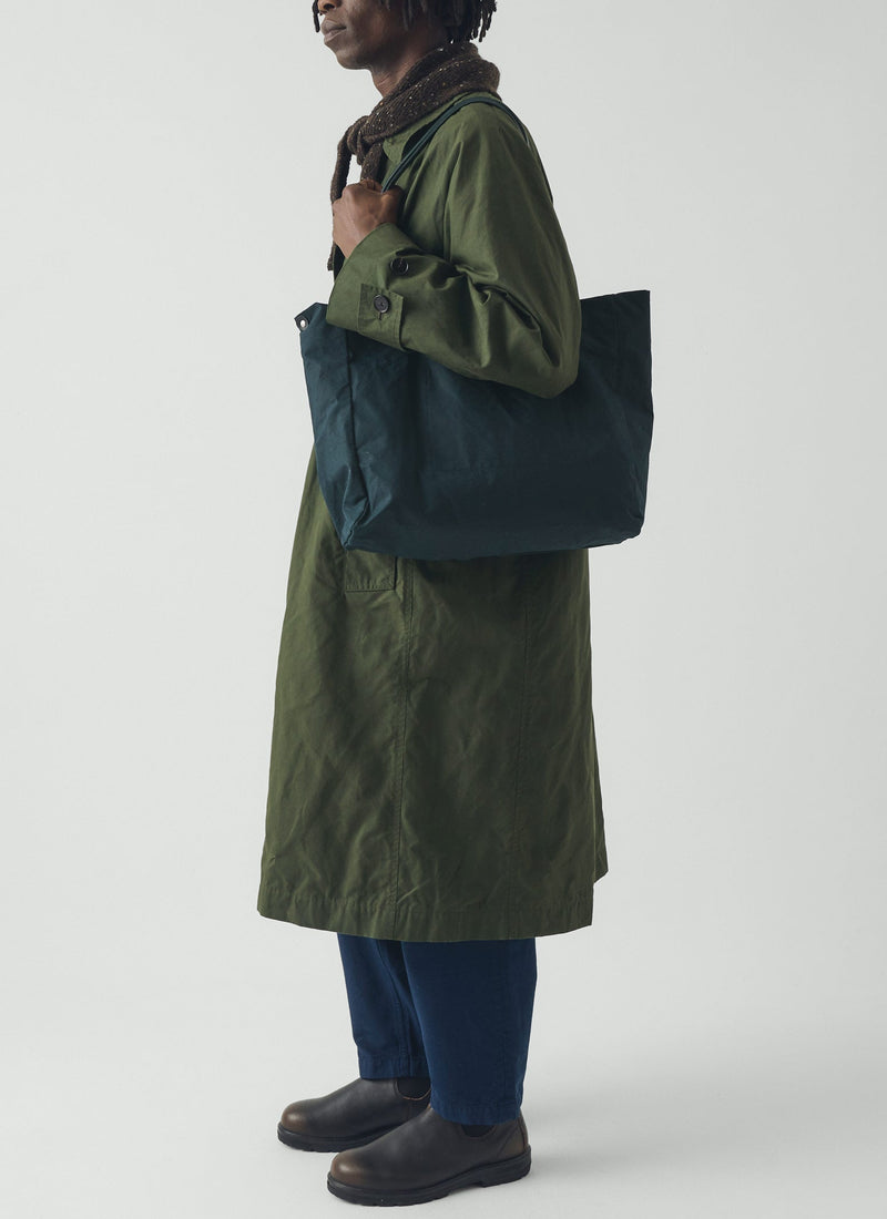 Kate Sheridan Waxed Canvas Tote | Midnight