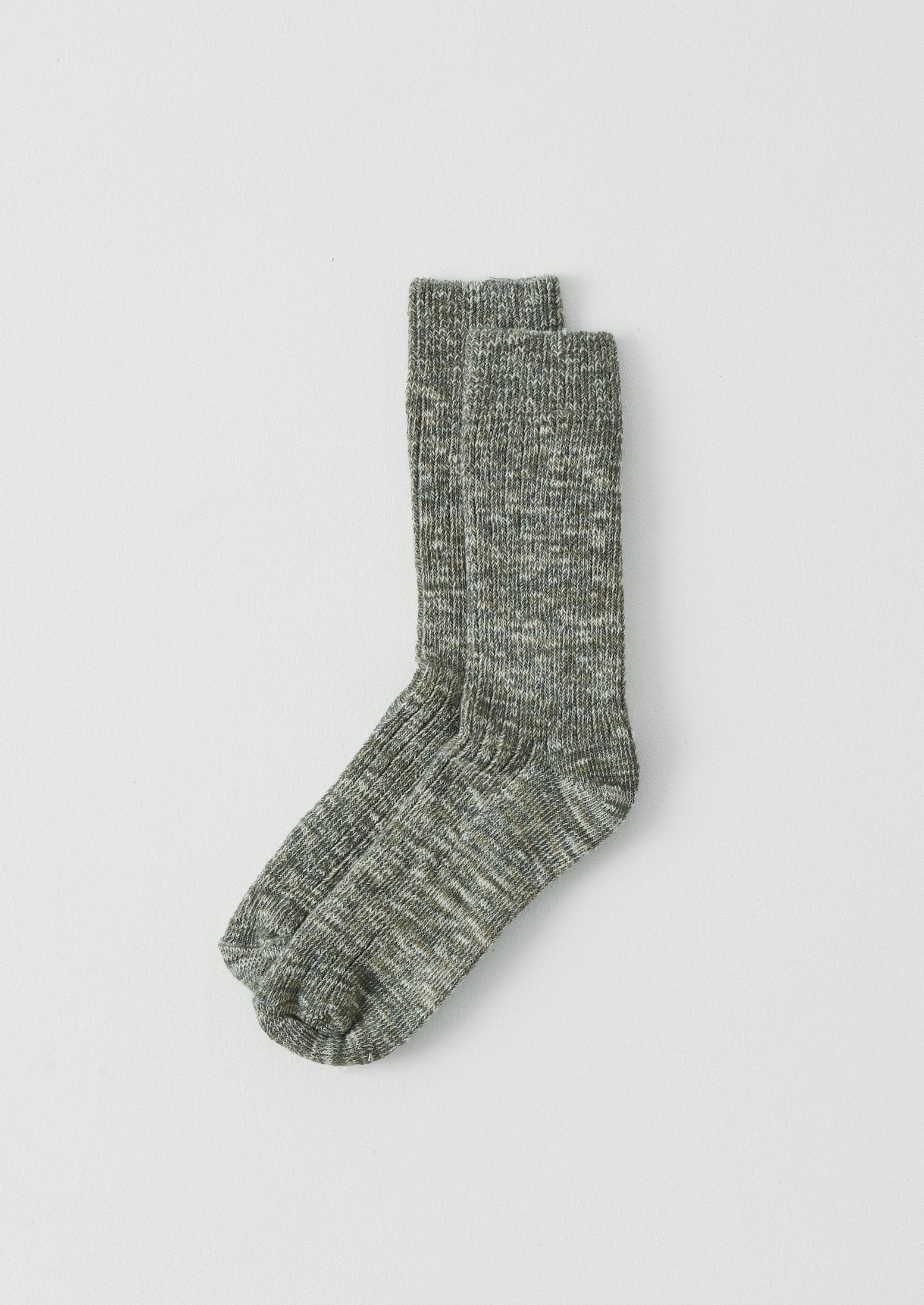 Escuyer Melange Blend Socks | Light Grey