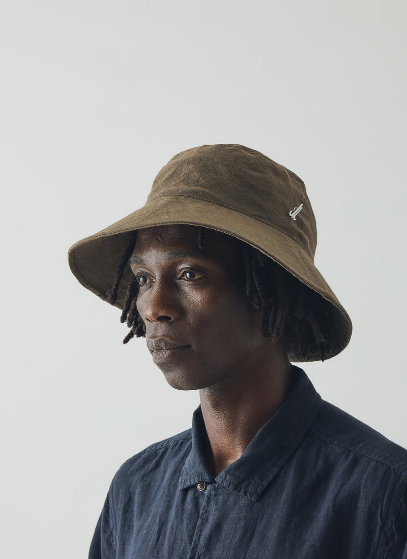 Muehlbauer Japanese Linen Sun Hat | Coffee