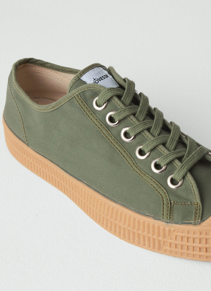 Novesta Star Master Waxed Cotton Trainers | Sage