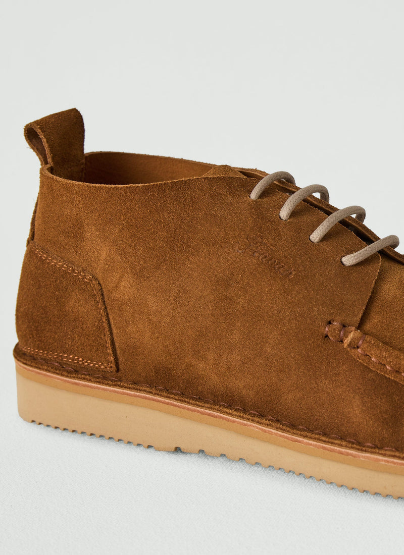 Fracap Suede Camp Shoes | Tabacco