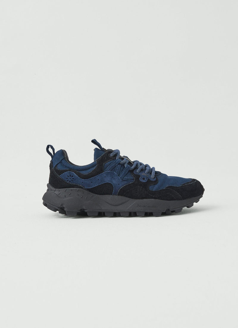 Flower Mountain Yamano Kaiso Panelled Trainers | Indigo