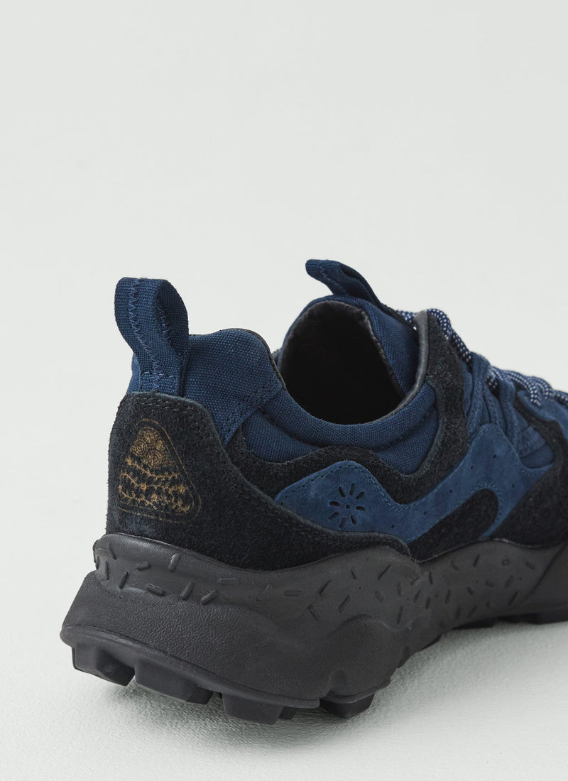 Flower Mountain Yamano Kaiso Panelled Trainers | Indigo