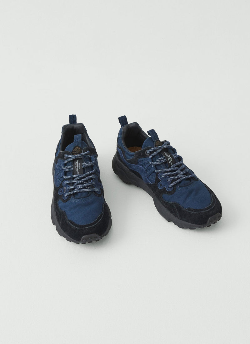 Flower Mountain Yamano Kaiso Panelled Trainers | Indigo