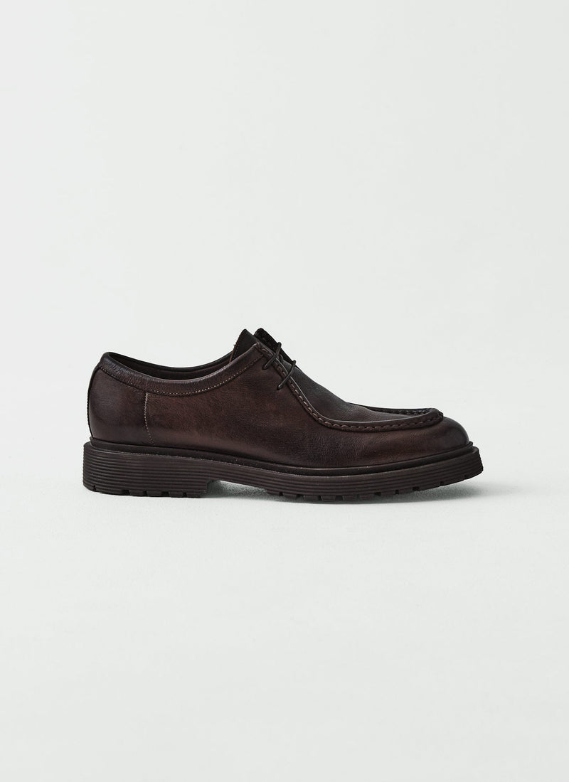 Sturlini Leather Lace Up Shoes | Chocolate