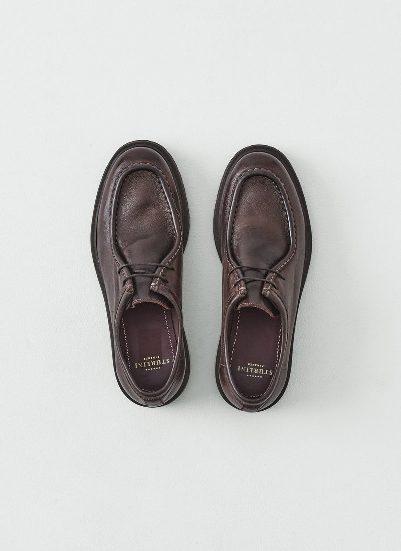 Sturlini Leather Lace Up Shoes | Chocolate