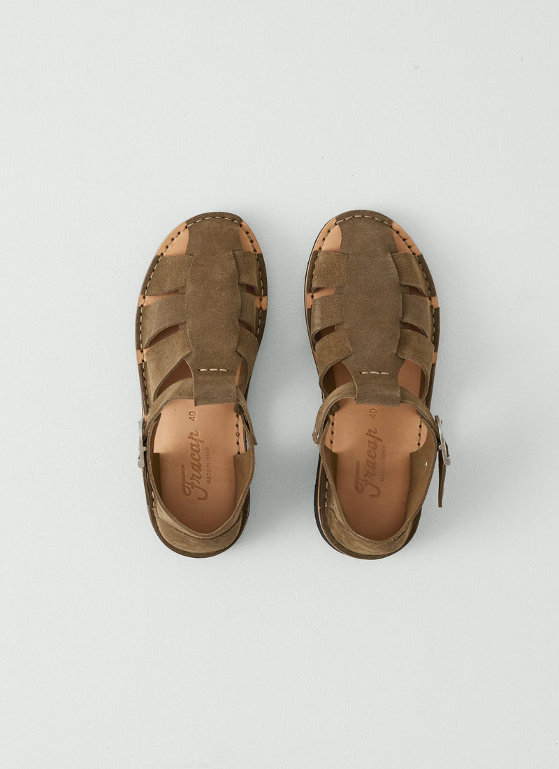 Fracap Fred Sandals | Oyster Grey
