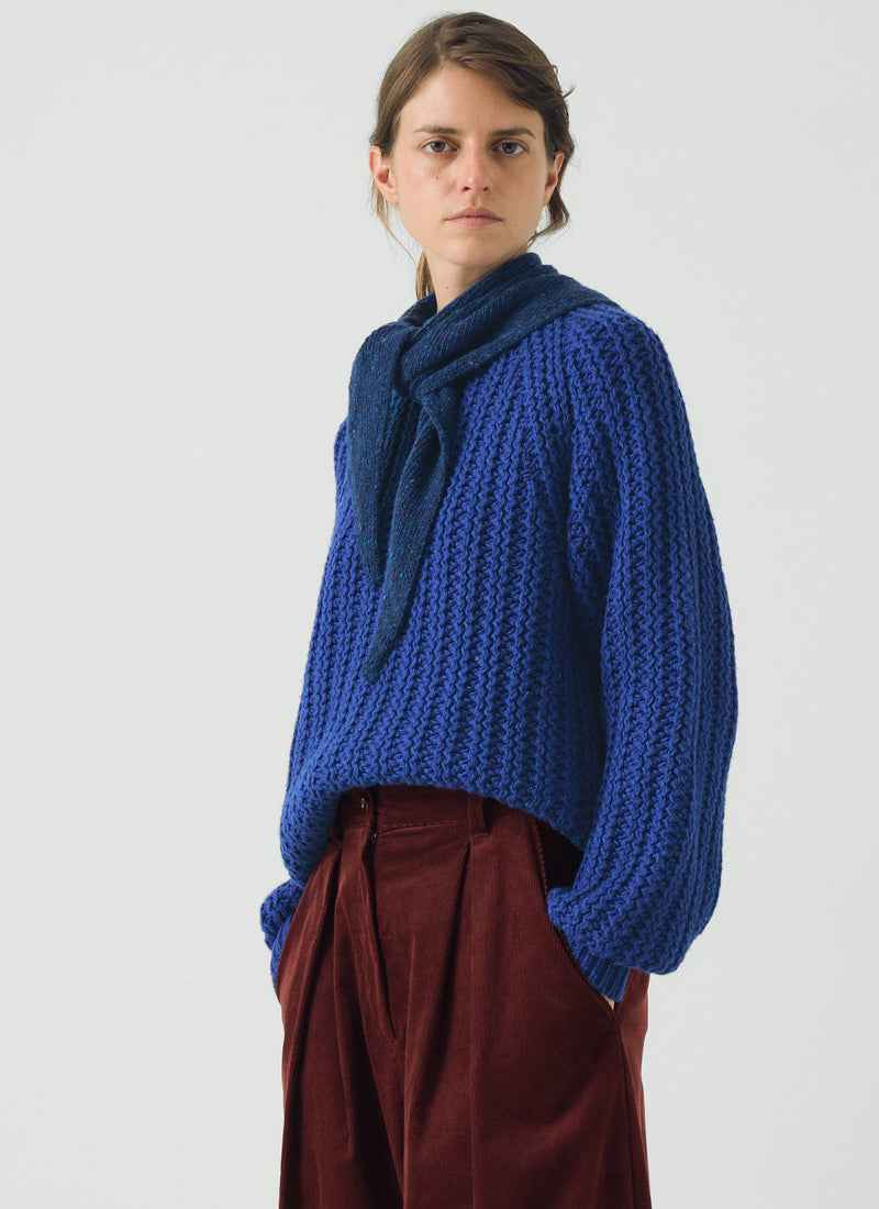 Donegal Merino Bandana | Ink Blue