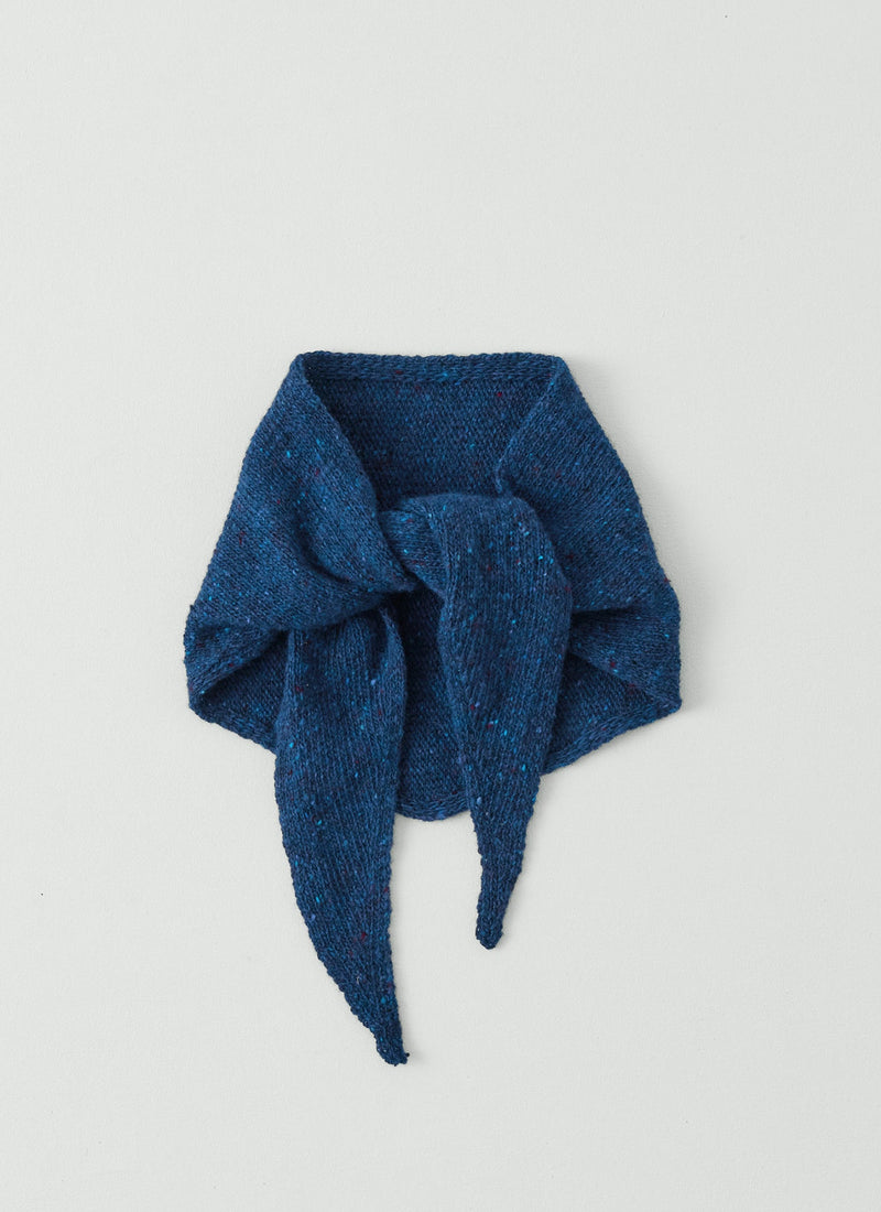 Donegal Merino Bandana | Ink Blue