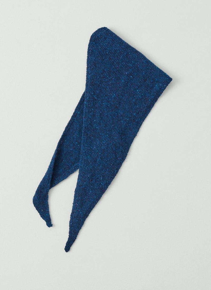 Donegal Merino Bandana | Ink Blue